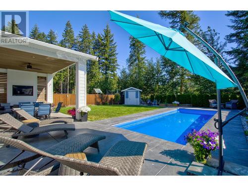 2380 15 Avenue Se, Salmon Arm, BC - Outdoor With In Ground Pool With Deck Patio Veranda With Backyard