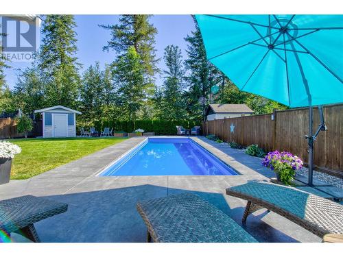 2380 15 Avenue Se, Salmon Arm, BC - Outdoor With In Ground Pool With Deck Patio Veranda With Backyard