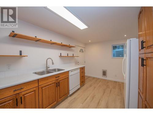 3211 16Th Street, Vernon, BC - Indoor Photo Showing Kitchen With Double Sink