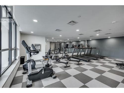 1488 Bertram Street Unit# 1403, Kelowna, BC - Indoor Photo Showing Gym Room