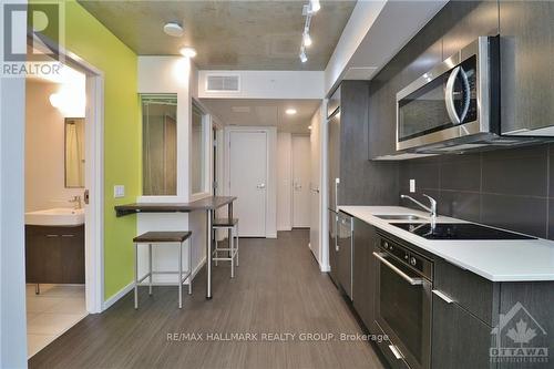 1209 - 105 Champagne Avenue S, Ottawa, ON - Indoor Photo Showing Kitchen With Double Sink With Upgraded Kitchen