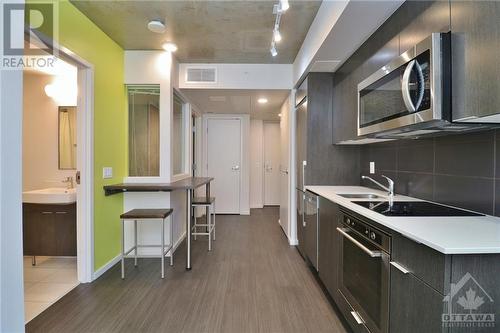 105 Champagne Avenue S Unit#1209, Ottawa, ON - Indoor Photo Showing Kitchen With Double Sink With Upgraded Kitchen