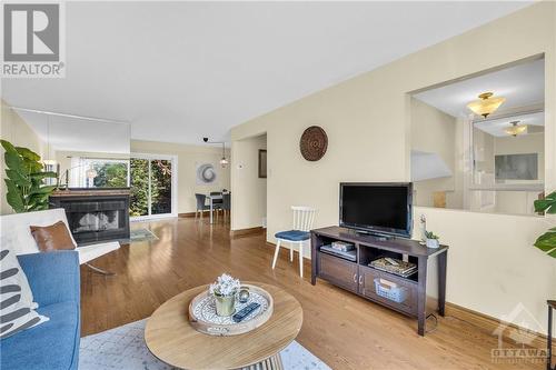 2803 Flannery Drive, Ottawa, ON - Indoor Photo Showing Living Room With Fireplace