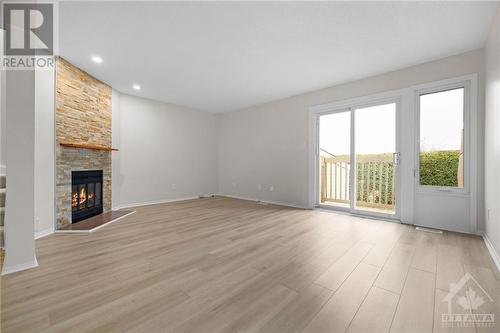 292 Dalehurst Drive Unit#E, Ottawa, ON - Indoor With Fireplace