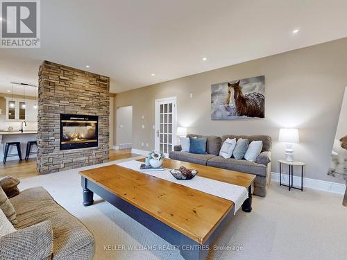 387129 20 Sideroad, Mono, ON - Indoor Photo Showing Living Room With Fireplace