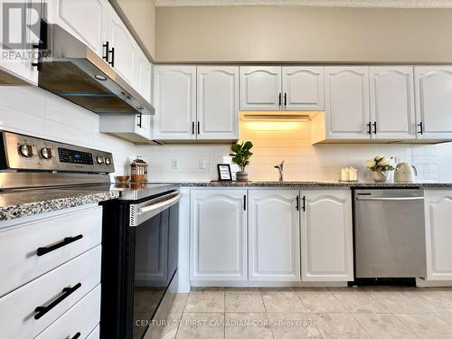 1203 - 744 Wonderland Road S, London, ON - Indoor Photo Showing Kitchen With Upgraded Kitchen