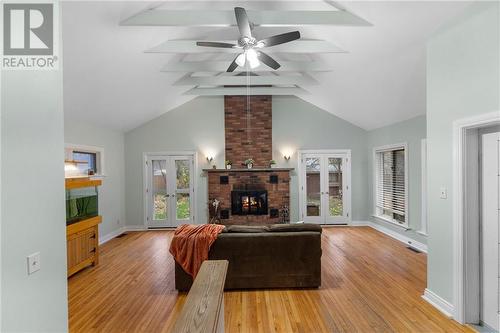 143 Harry Street, Renfrew, ON - Indoor Photo Showing Living Room With Fireplace