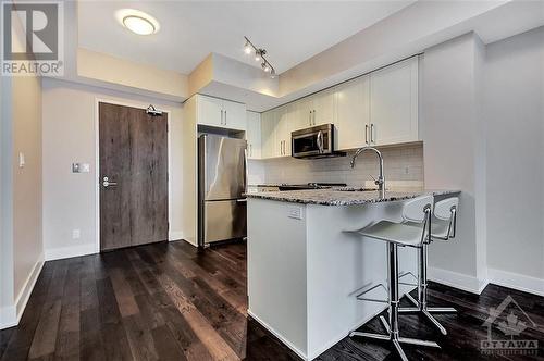 485 Richmond Road Unit#1402, Ottawa, ON - Indoor Photo Showing Kitchen With Stainless Steel Kitchen With Upgraded Kitchen