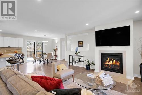 4251 Nixon Drive, Ottawa, ON - Indoor Photo Showing Living Room With Fireplace