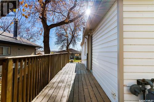 932 Hochelaga Street W, Moose Jaw, SK - Outdoor With Deck Patio Veranda With Exterior