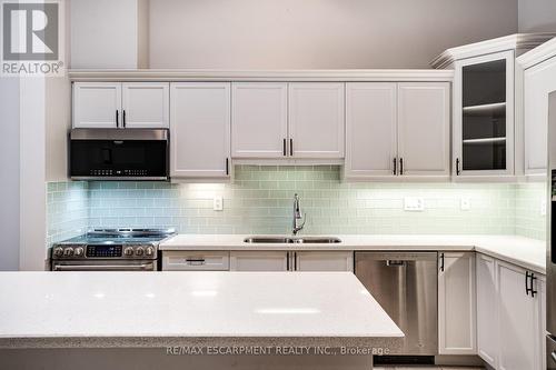 19 Tallforest Trail, Hamilton, ON - Indoor Photo Showing Kitchen With Double Sink With Upgraded Kitchen