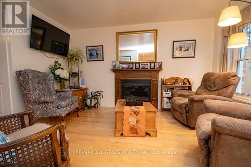 393 Elmwood Court, Oshawa (Samac), ON - Indoor Photo Showing Living Room With Fireplace