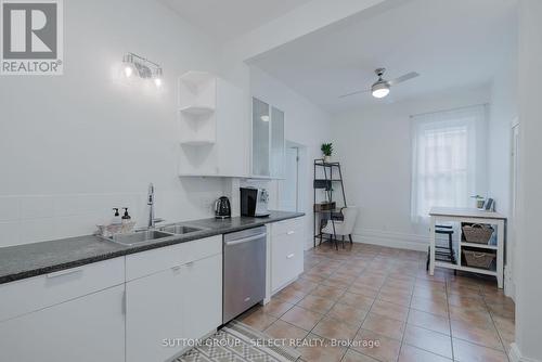 918 Wellington Street, London, ON - Indoor Photo Showing Kitchen With Double Sink