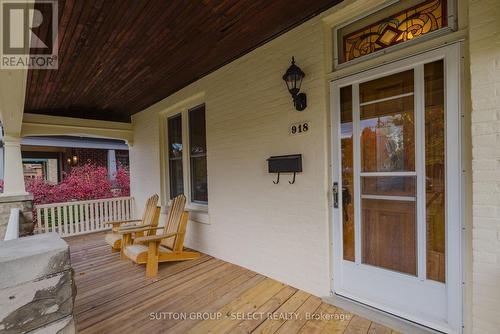 918 Wellington Street, London, ON - Outdoor With Deck Patio Veranda With Exterior