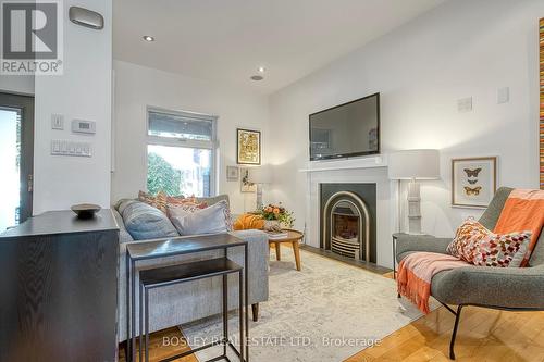 45 Galley Avenue, Toronto, ON - Indoor Photo Showing Living Room With Fireplace