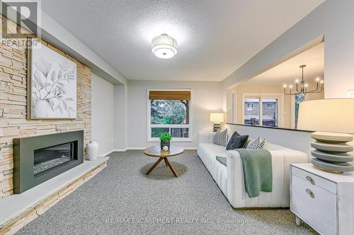 435 March Crescent, Oakville, ON - Indoor Photo Showing Living Room With Fireplace