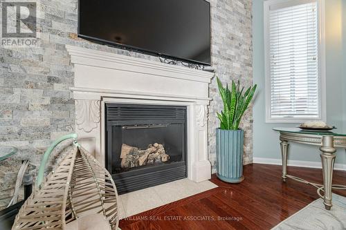 4 Listcreek Road, Brampton, ON - Indoor Photo Showing Living Room With Fireplace