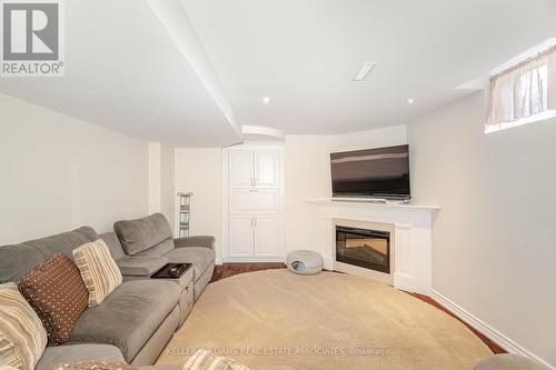 4 Listcreek Road, Brampton, ON - Indoor Photo Showing Living Room With Fireplace