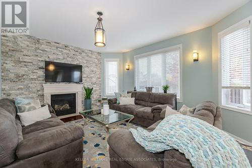 4 Listcreek Road, Brampton, ON - Indoor Photo Showing Living Room With Fireplace