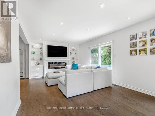 19 Nevada Avenue, Toronto, ON - Indoor Photo Showing Living Room With Fireplace