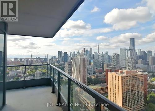 3107 - 159 Wellesley Street E, Toronto, ON - Outdoor With Balcony With View