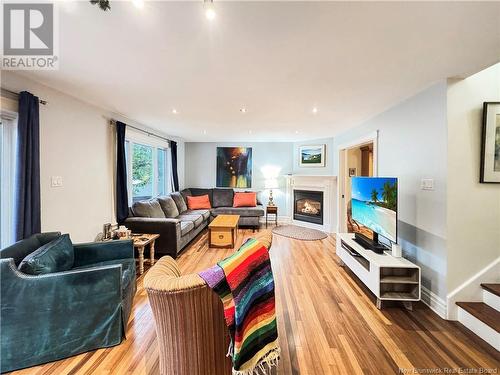 38 Florence Drive, Grand Bay-Westfield, NB - Indoor Photo Showing Living Room With Fireplace