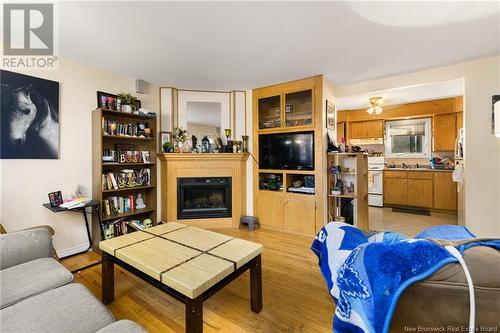 193 Reade Street, Moncton, NB - Indoor Photo Showing Living Room With Fireplace