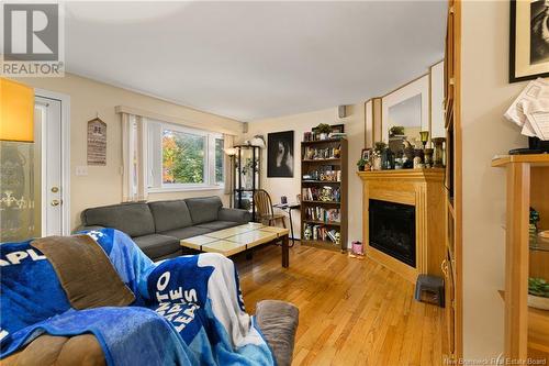 193 Reade Street, Moncton, NB - Indoor Photo Showing Living Room With Fireplace