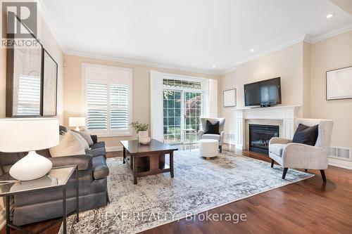 42 Butternut Grove Lane, Hamilton, ON - Indoor Photo Showing Living Room With Fireplace