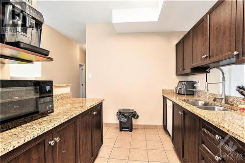 100 Roger Guindon Road Unit#701, Ottawa, ON - Indoor Photo Showing Kitchen With Double Sink