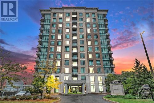 100 Roger Guindon Road Unit#701, Ottawa, ON - Outdoor With Balcony With Facade