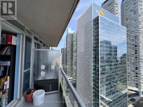 3503 - 8 York Street, Toronto, ON - Outdoor With Balcony