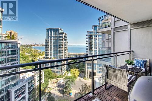 1208 - 2121 Lake Shore Boulevard W, Toronto, ON - Outdoor With Balcony With View With Exterior