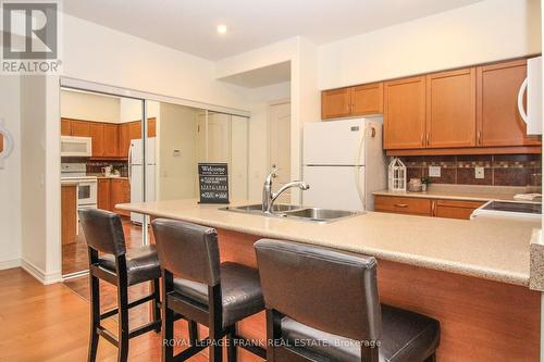 110 - 869 Clonsilla Avenue, Peterborough (Monaghan), ON - Indoor Photo Showing Kitchen With Double Sink