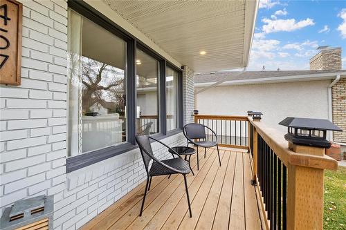 457 Woodlands Crescent, Winnipeg, MB - Outdoor With Deck Patio Veranda With Exterior