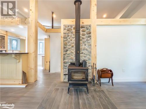 Living Area - 16 Long & Winding Road, Seguin, ON - Indoor With Fireplace