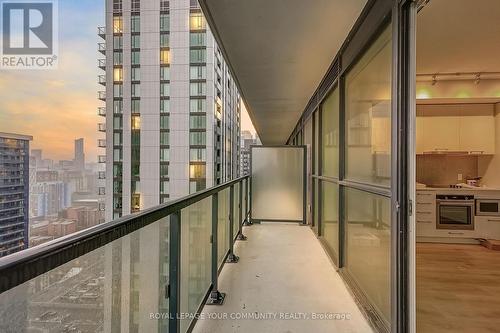 4107 - 87 Peter Street, Toronto, ON -  With Balcony With Exterior