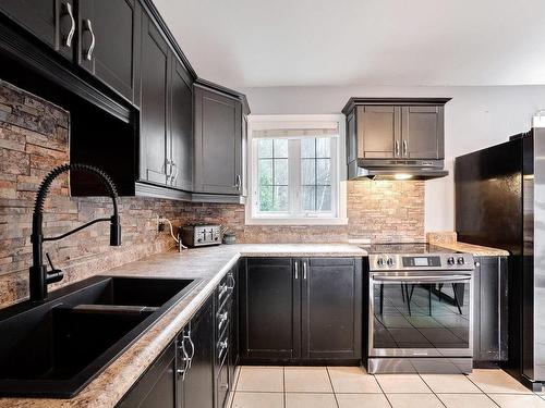 Cuisine - 6190 Rue Florence, Terrebonne (La Plaine), QC - Indoor Photo Showing Kitchen With Double Sink