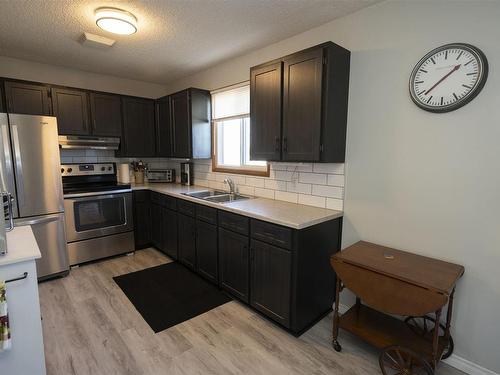 558 Tupper Street, Thunder Bay, ON - Indoor Photo Showing Kitchen With Double Sink