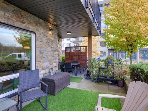 104-2500 Hackett Cres, Central Saanich, BC - Outdoor With Deck Patio Veranda With Exterior