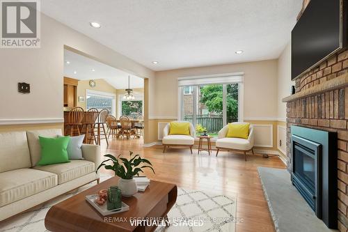 2008 Grenville Drive, Oakville, ON - Indoor Photo Showing Living Room With Fireplace