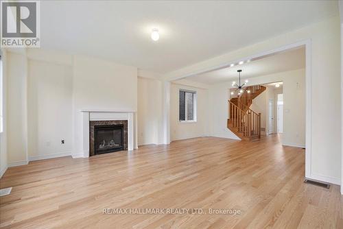 4 Bannister Road, Barrie, ON - Indoor Photo Showing Living Room With Fireplace