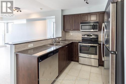 509 - 1040 The Queensway, Toronto, ON - Indoor Photo Showing Kitchen With Double Sink