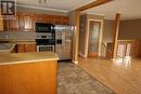 111 Kiskatinaw Crescent, Tumbler Ridge, BC  - Indoor Photo Showing Kitchen With Double Sink 