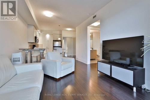 412 - 181 Wynford Drive, Toronto, ON - Indoor Photo Showing Living Room