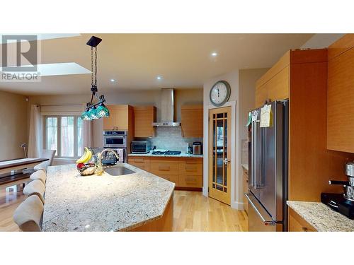 145 The Whins, Cranbrook, BC - Indoor Photo Showing Kitchen With Stainless Steel Kitchen