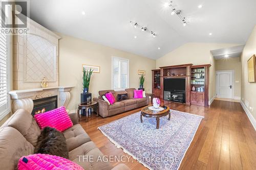 16 Dew Drop Court, Vaughan, ON - Indoor Photo Showing Living Room With Fireplace