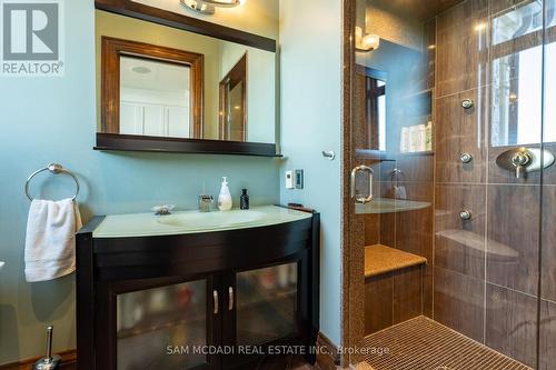 1500 Watersedge Road, Mississauga, ON - Indoor Photo Showing Bathroom With Fireplace