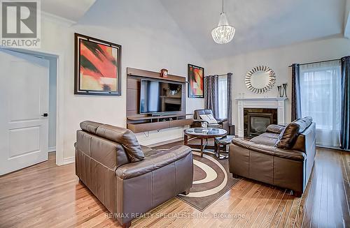 14 Alamode Road, Brampton, ON - Indoor Photo Showing Living Room With Fireplace