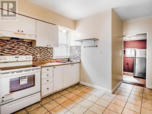 113 Tisdale Street N, Hamilton, ON - Indoor Photo Showing Kitchen With Double Sink